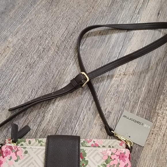 Liz Claborne Floral Crossbody Purse - Picture 11 of 11